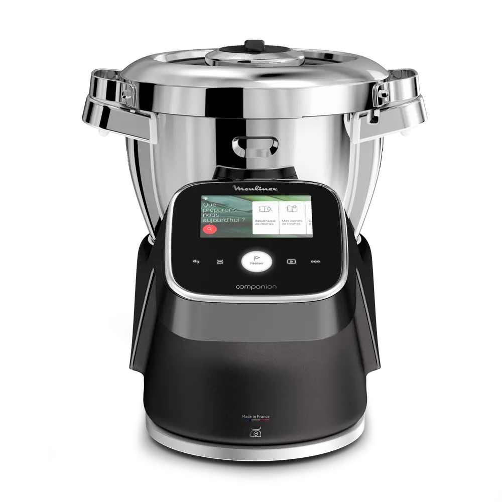 Top di gamma Moulinex i-Companion Touch Pro con connessione WiFi e funzione taglia-verdure.