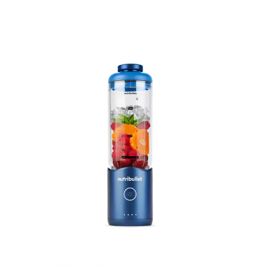 Frullatore Nutribullet NBP003W compatto con boccale capiente per frullati proteici e smoothie.