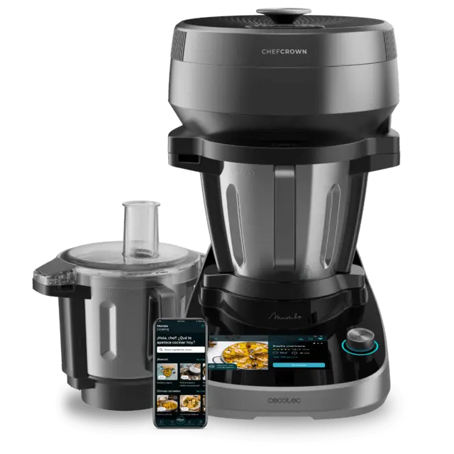 Cecotec Mambo Cooking imposti la ricetta, metti gli ingredineti, accendi il Mambo e vai a fare altro.